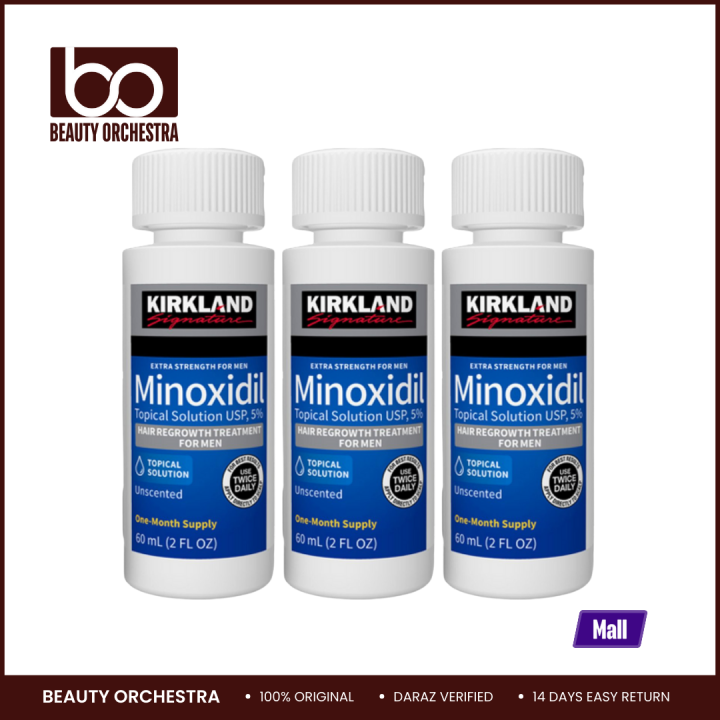 Kirkland Minoxidil 5% for Beard & Hair Growth (Three Month Supply)