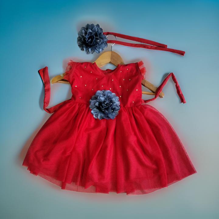 Baby%20Girls%20Fashion%20Sleeveless%20Flower%20Party%20Dress%20Newborn%200-7%20YEARS%20-%20Image%208
