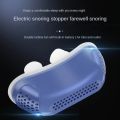Micro Electric Anti Snoring Device Smart EMS Pulse Sound Rechargeable Sleep Apnea Stop Snore Aid Sleeping Men Women. 