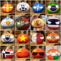 50 Styles 10cm Country Ball Plush Toys Polandball Pendant Countryball Country Balls of Spain Netherland USSR USA RUSSIA UK.