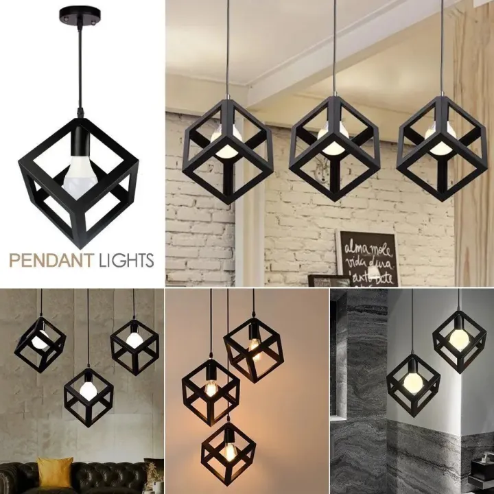 Modern%20iron%20pendant%20lamp%20black%20retro%20industrial%20square%20lamp%20(Bulb%20not%20Included)%201Pcs%20-%20Image%203