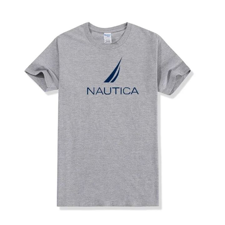 Summer%20New%20NAUTICA%20Fashion%20Print%20Men's%20Casual%20Sports%20Street%20Short-Sleeved%20Round%20Neck%20Oversized%20Men's%20T-Shirt%202023%20Brand%20-%20Image%202