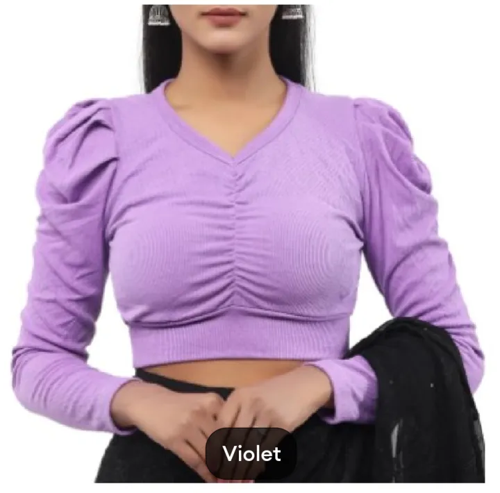 Cotton%20Slim%20Fit%20Crop%20Top%20short%20body%20full%20Sleeves%20blouses%20for%20Women%20and%20girls%20-%20Image%208