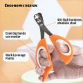Professional Dog Nail Clippers Ergonomic Anti-slip Double Circular Cut Hole for For Cats and Dogs Nail Cutter Cat Grooming Tools. 