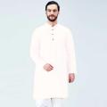 Special Cotton Punjabi for Man - White - CV-130025. 