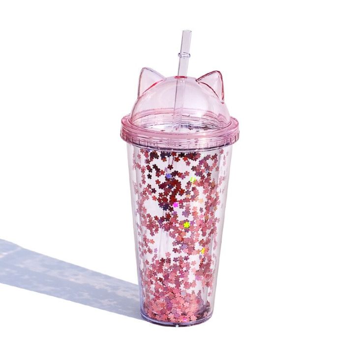 420ml%20Cat%20Ear%20Water%20Bottle%20For%20Girls%20with%20Sequins%20BPA%20FREE%20Double%20wall%20Tumbler%20with%20straw%20reusable%20Smoothie%20Cup%20Drinkware%20-%20Image%207
