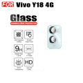 3 in 1 Vivo Y18 4G Shockproof Phone Case for Vivo Y03 Y18E Y28 Y38 Y36 Y27S Anti-blue Ray Tempered Glass and Lens Film.