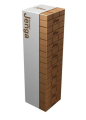Knowri Jenga Game Wooden Blocks Toppling Tower Real Jenga-Stacking and Tumbling Jenga Game.