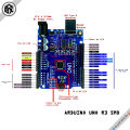 Arduino UNO R3 SMD Chip Version Development board With USB cable and 40Pcs Row Male Header Pin for robotics & automation or Electronics DIY project.. 