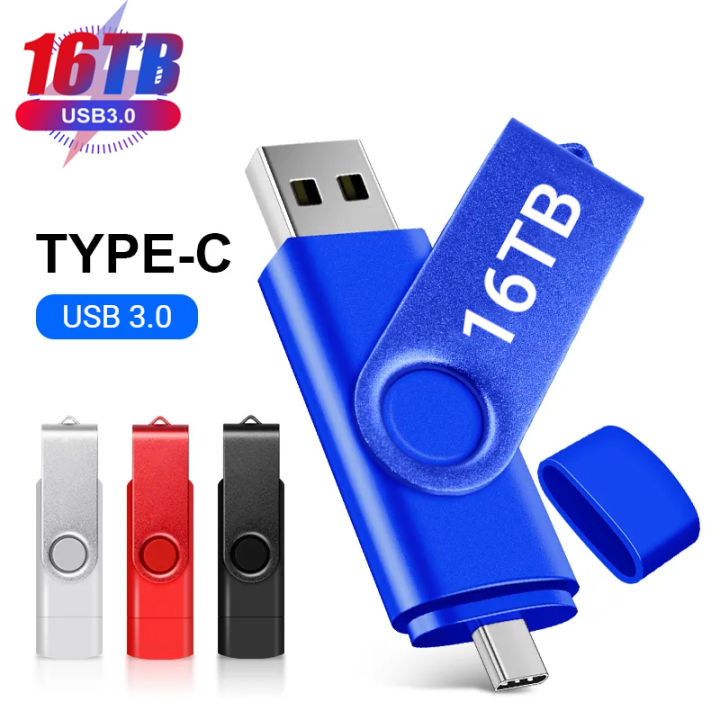 USB Flash Drive 2TB High Speed Pen Drive 4TB OTG TYPE-C Dual