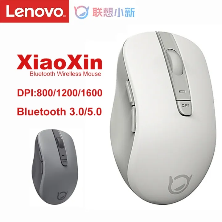 Lenovo%20Xiaoxin%20BT%20Wireless%20Mouse%20Bluetooth%203.0/5.0%20With1600dpi%20Smart%20Sleep%20Function%20White/Black%20Mice%20For%20Windows%207%208%2010%20-%20Image%203