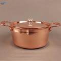 Korean Ramen Pot Copper Korean Instant Noodle Pot for Soup Picnic Eggs. 