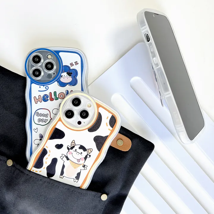 (Free%20Holder)%20FELMYST%20Casing%20Case%20For%20SAMSUNG%20Galaxy%20S21%20Ultra%205G%20Case%20Transparent%20Clear%20Cases%20Cartoon%20Cute%20Cow%20Soft%20Silicone%20Full%20Shockproof%20Hello%20Cases%20Back%20Cover%20Phone%20Casing%20Softcase%20For%20Girls%20-%20Image%209