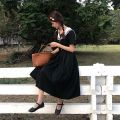 Dresses Women Preppy Style Sailor Collar Japanese Stylish Short Sleeve Sweet Vintage High-waist Students Girls All-match Female.