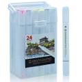 Graphmaster Alcohol Marker Chisel & Fine Tip | Pack Of 24.