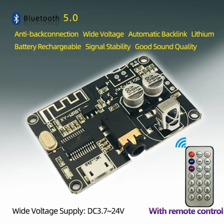 Bluetooth 5.0 Decoder Stereo Bluetooth Audio Module Wide Voltage ...