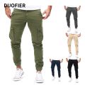 Casual Men's Pants Fashion Sweatpants Outdoor Tight Trousers Running Training Slacks Multi-pocket Jogging Cargo Pants Multicolor. 