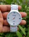 White Stainless Steel Quartz Watch for Man -White - Watch For Men ঘড়ি.