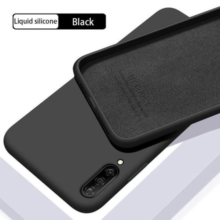 For Samsung Galaxy A50/A50S/A30S Luxury Silicon Protect Back Cover Soft Case/Cover - Camera - Phone Back Cover (Back Case Cover For Smartphone)
