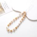 Bow Crystal Beaded Mobile Phone Chain Lanyard Jewelry Accessories Simple Non-slip Wristband Cellphone Case Rope for Women Gifts.