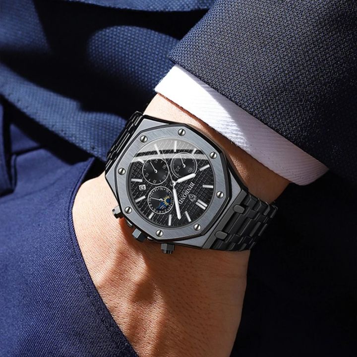 BINBOND%20Quality%20Men%20Watch%20Luxury%20High%20Man%20Quartz%20Wristwatch%20Waterproof%20Luminous%20Date%20Stainless%20Steel%20Men's%20Watches%20Casual%20Clock%20-%20Image%204