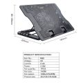 Laptop Cooling Pad, Notebook Radiator Fan Chill Pad with 2 USB Ports.