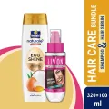 HAIR CARE BUNDLE - Parachute Naturale Shampoo Egg Shine 320ml & Livon Hair Serum 100ml.