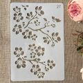 Stencil for Wall & Fashion Painting Template 10in by 8in.. 