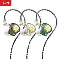 TRN MT1 Pro HiFi In-Ear Earphones Dual Magnetic Dynamic Driver Sports In-Ear Earbuds Earbuds Noise Canceling Earphone Detachable C Pin Power Cable. 