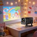 Hy320 Mini Smart Android 11 Projector - 720P Native (4K Support), Dual WiFi 6, Bluetooth & Built-in Speaker. 