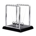 Portable Newtons Cradle Balance Metal Ball Science Physic Toy Fingertip Fidget Swinging Ball Toy for Desktop Anti-stress. 