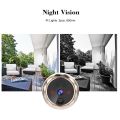 2.8 inch LCD Screen Digital Door Viewer Peephole Door Camera Doorbell - gold. 