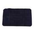 2X Double-Sided Flocking Pillow Inflatable Portable Foldable Pillow for Camping/ Traveling/ Office Blue.