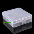 (White) Plastic 4-Section 18650 Battery Box Lithium Battery Holder Storage Box Case. 