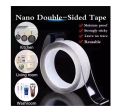 Nano Magic Double Side Adhesive Tape 2CM (3 meter)- Re-usable Clear, Waterproof Anti-Slip Traceless Sticky Gel Pad Strips Grip for Car, Home, Office Supplies.