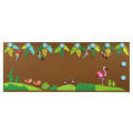 Kindergarten Nordic ins Decoration Environment Creating Materials Classroom Theme Wall Class Blackboard Newspaper Decoration Mori Style Wall Stickers.