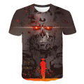 Movie Terminator Series T800 Dark Fate 3D Printed T-shirt Comic Character T-shirt Summer Harajuku Style T-shirt Men's Casual Top. 