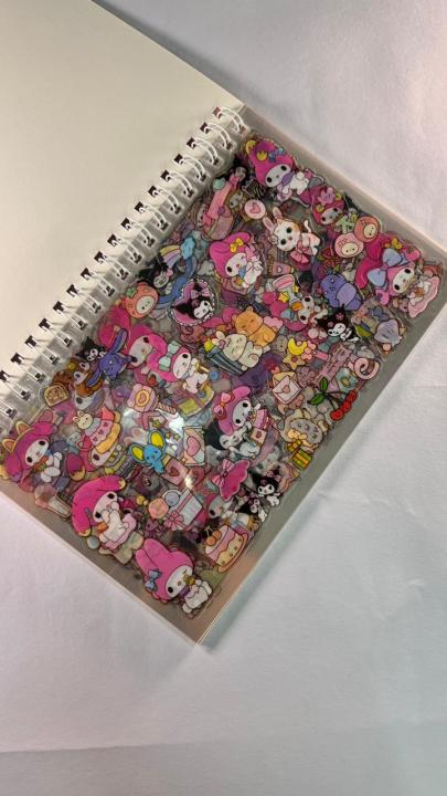 Kawaii%20Cute%20Sticky%20Journal%20Sticker%20Book%20spiral%20Transparent%206%20Sheet%20-%20Image%204