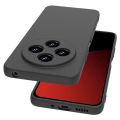 Xiaomi Redmi 14C Silicone Matte Flexible Soft Phone Case - Black - Phone Back Cover.