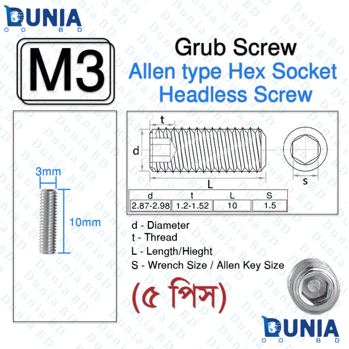 M3%20Grub%20Screw%20Stainless%20Steel%20Flat%20Point%20-%20Image%202