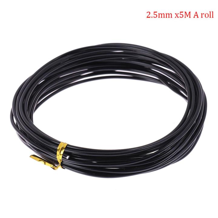 Bonsai Wires Anodized Aluminum Bonsai Training Wire Total 16.5 Feet (Black) Layor