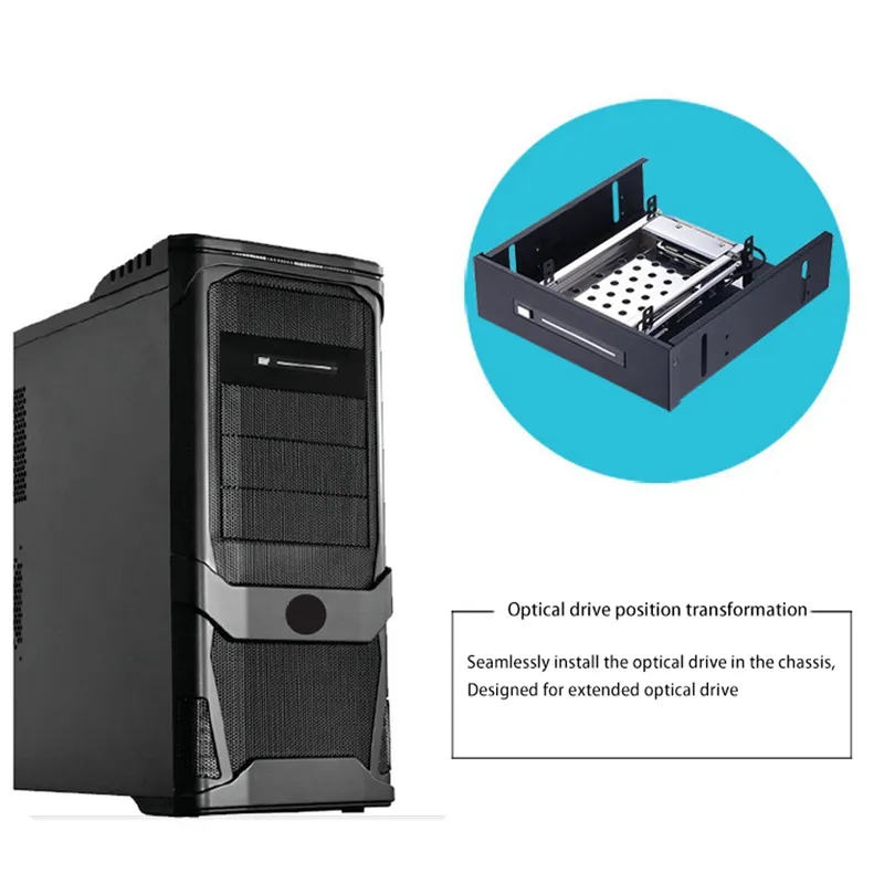 HDD SSD Inch Optical Drive Panel Compatible SATAIII
