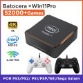 N5105 Gaming Box Retro Video Game Console WIN 11+Batocera OS 80+Emulators 2T HDD For PS3/PS2/PS1/Wii/XBOX/N64/DC/SS 52000+ Games. 