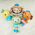 【selevn roind】19/30/46cm Octonauts Stuffed Plush Animal Toys Barnacles Kwazii Tweak Peso Dashi Cartoon Soft Supple Doll Boy And Girl Toy Gift.
