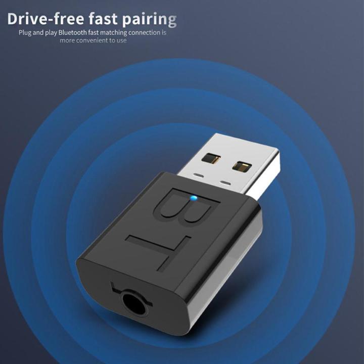 Mini USB Audio Receiver Adapter Bluetooth-compatible 5.0 For Car TV PC Speaker