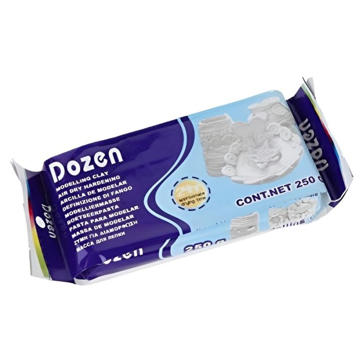 Dozen Air Hardening Modelling Clay 250g