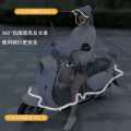 GD53 Fully Transparent Electric Bike Raincoat Single Women's plus-Sized Thickened 2023 New Battery Car Long Full Body Fashion. 