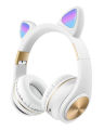 New Cute Luminous Cat Ear Over-the-Ear Wireless Bluetooth Gaming Headset Cross-border E-commerce New Headset M1. 