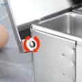 Seasoning Jar Pepper Sugar Storage Container Seasoning Box for Home Two Grids.