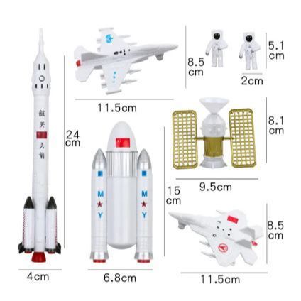 Kids Educational Toy Set  Toy Set Toy Space Exploration Rocket Toy  For Children Or Kids